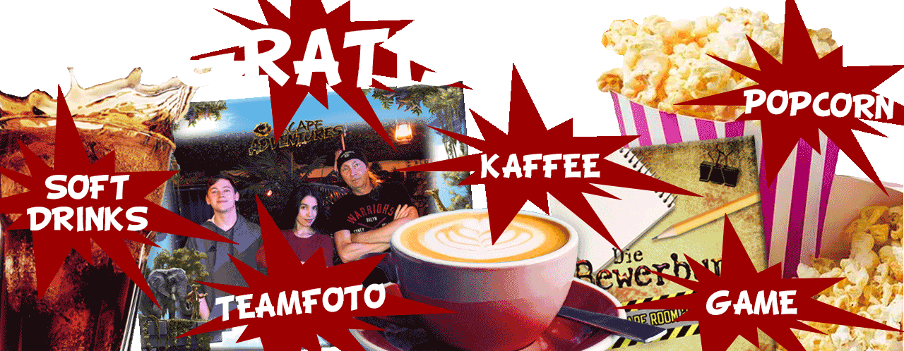 Escape Room Frankfurt gratis getränke